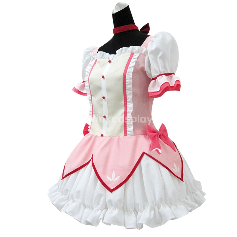 Puella Magi Madoka Magica Kaname Madoka Cosplay Costume