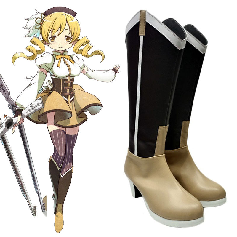 Puella Magi Madoka Magica Mami Tomoe Shoes Cosplay Boots