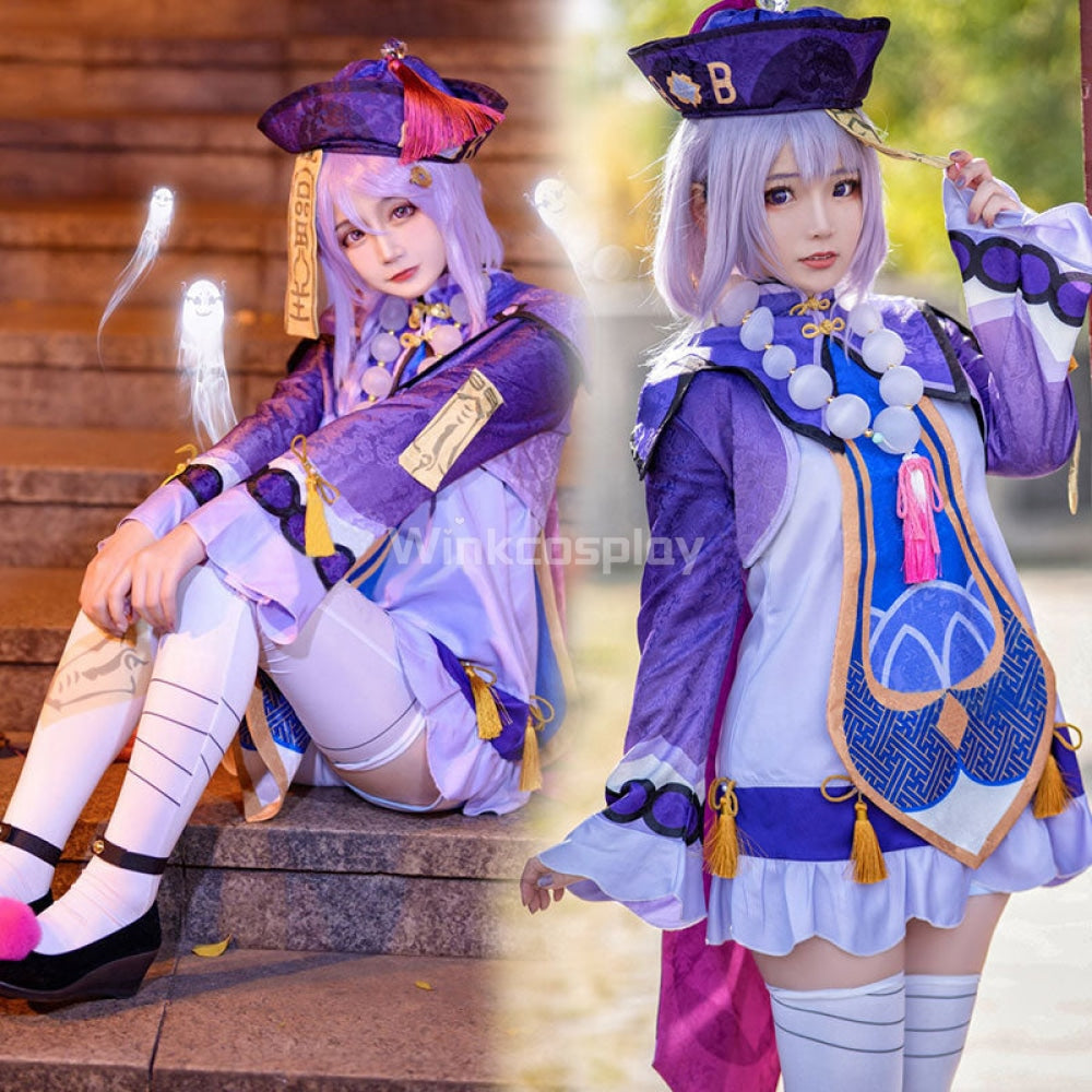 Qiqi from Genshin Impact Halloween Cosplay Costume - Winkcosplay