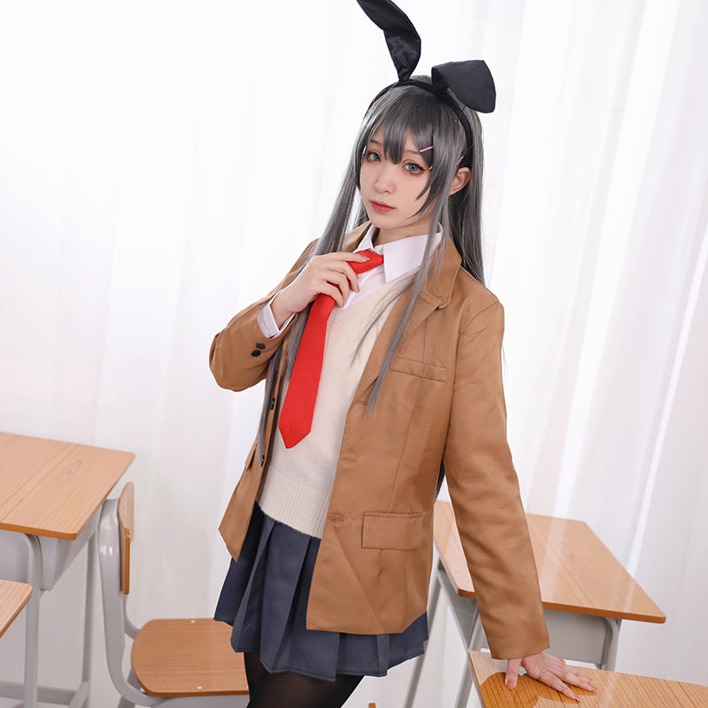 Rascal Does Not Dream of Bunny Girl Senpai Mai Sakurajima Cosplay Costume