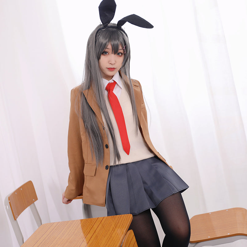 Rascal Does Not Dream of Bunny Girl Senpai Mai Sakurajima Cosplay Costume