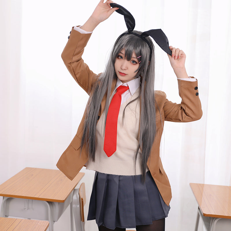 Rascal Does Not Dream of Bunny Girl Senpai Mai Sakurajima Cosplay Costume