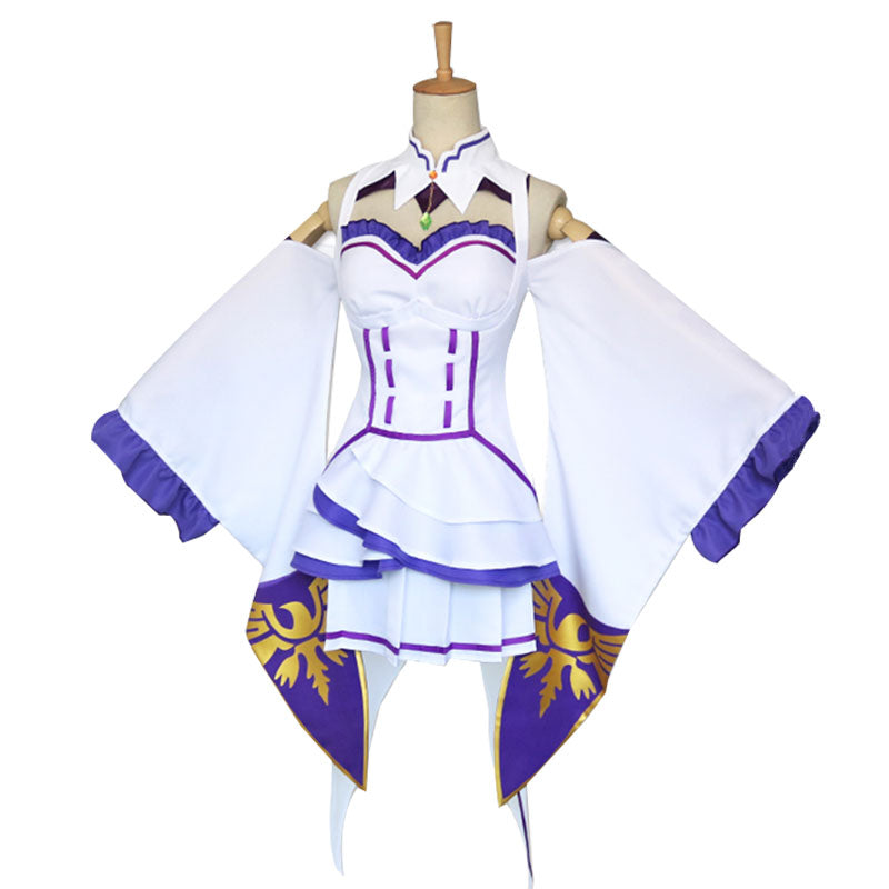 Re: Life In A Different World From Zero Emilia Cosplay Costume – Winkcosplay