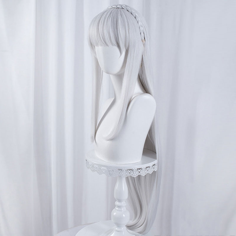 Re: Life In A Different World From Zero Emilia Silver White Cosplay Wig