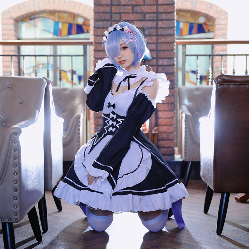 Re: Life In A Different World From Zero Re: Zero Starting Life in Another World: Rem Maid Cosplay Costume