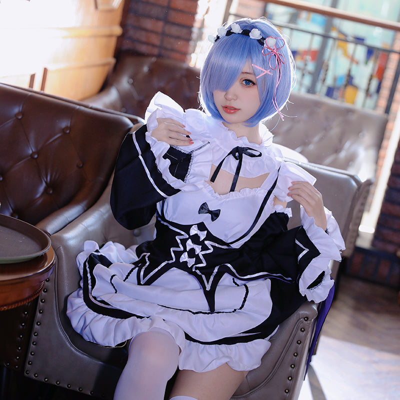 Re: Life In A Different World From Zero Re: Zero Starting Life in Another World: Rem Maid Cosplay Costume