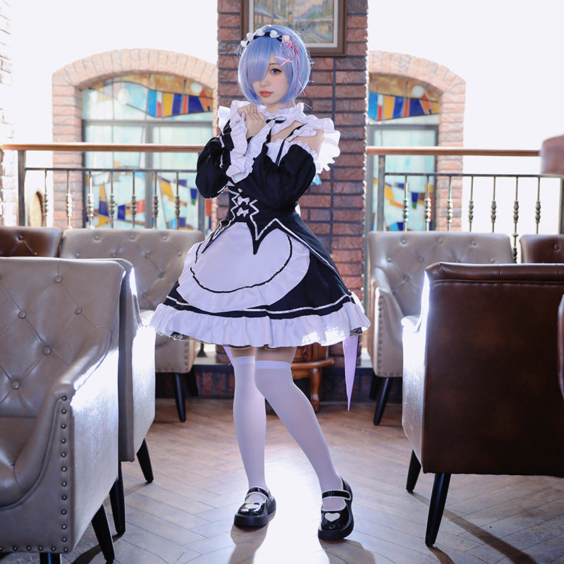 Re: Life In A Different World From Zero Re: Zero Starting Life in Another World: Rem Maid Cosplay Costume