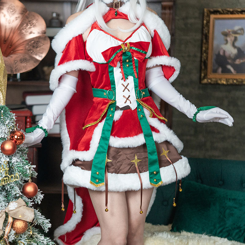 Re: Zero Starting Life in Another World Christmas Emilia 3 Star Cosplay Costume