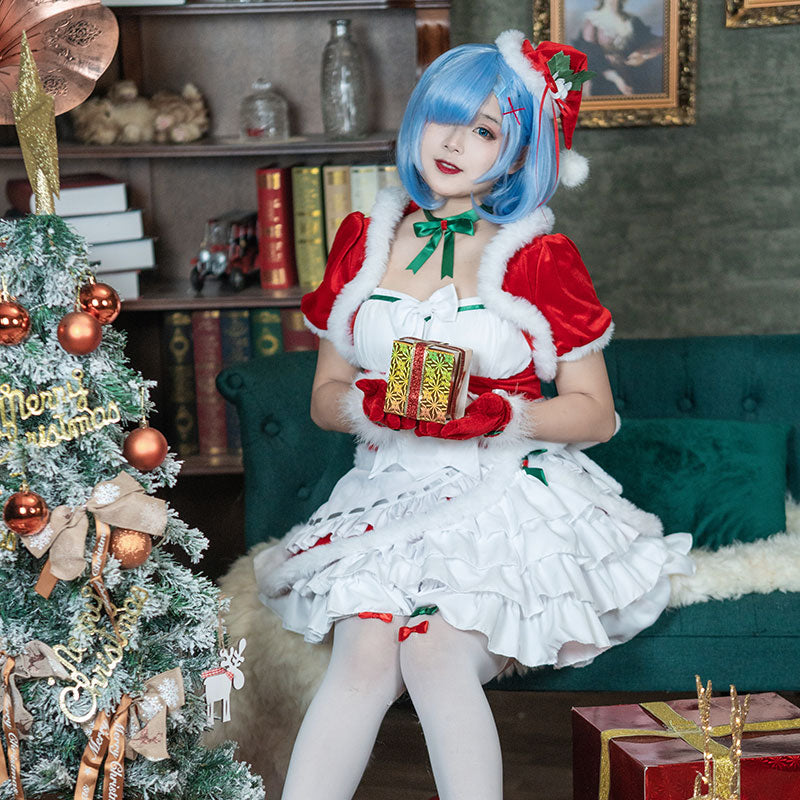 Re: Zero Starting Life in Another World Christmas Rem 3 Star Cosplay Costume