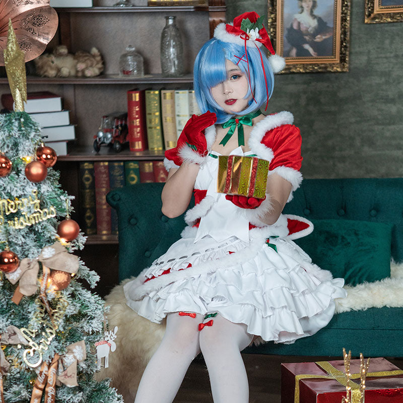 Re: Zero Starting Life in Another World Christmas Rem 3 Star Cosplay Costume