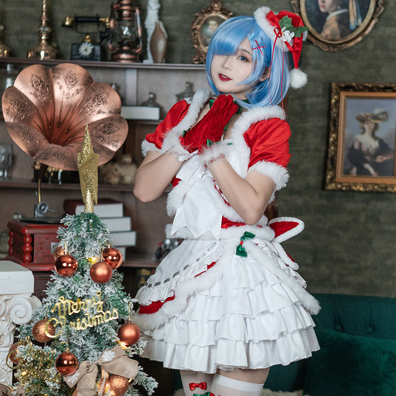 Re: Zero Starting Life in Another World Christmas Rem 3 Star Cosplay Costume