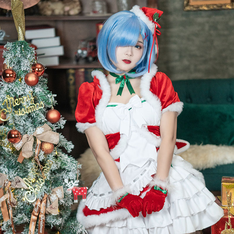 Re: Zero Starting Life in Another World Christmas Rem 3 Star Cosplay Costume