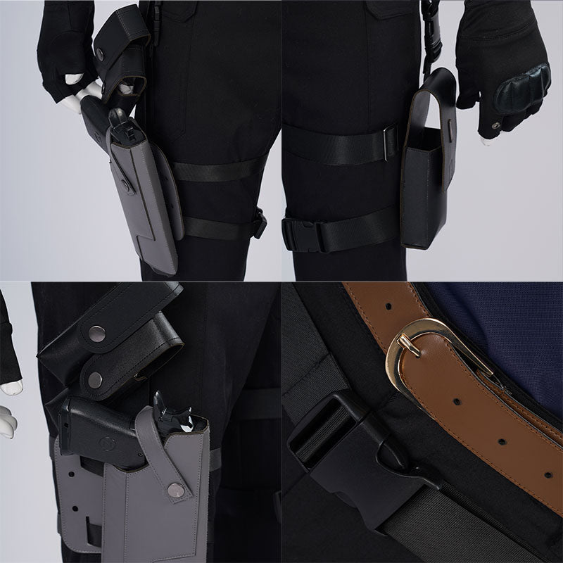 Resident Evil IV 4 Remake Leon Scott Kennedy Cosplay Costume (Not Included Gun)