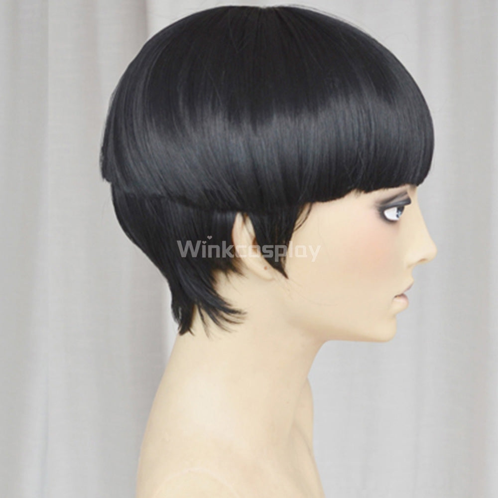 Rock Lee from Naruto Halloween Black Cosplay Wig - Winkcosplay