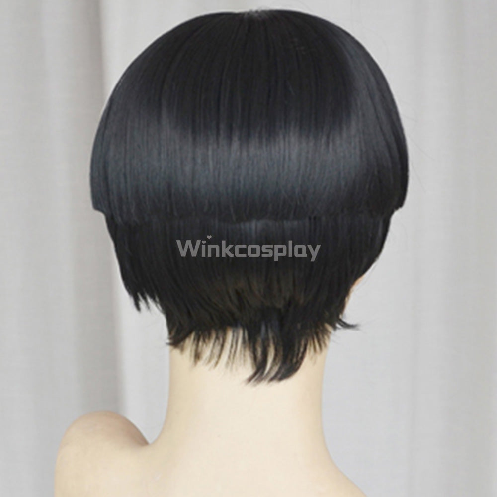Rock Lee from Naruto Halloween Black Cosplay Wig - Winkcosplay