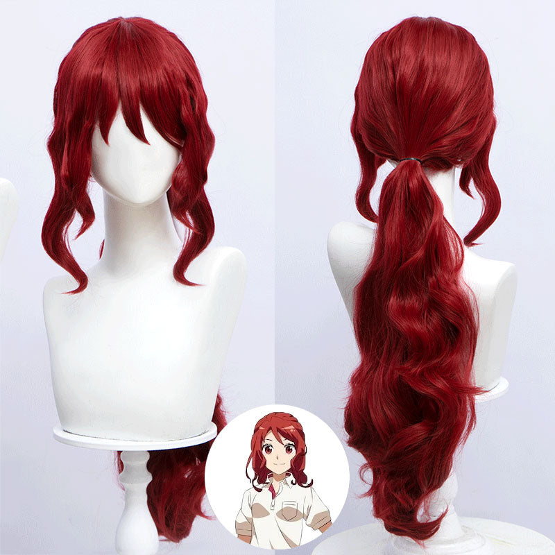 Romantic Killer Anzu Hoshino Red Cosplay Wig