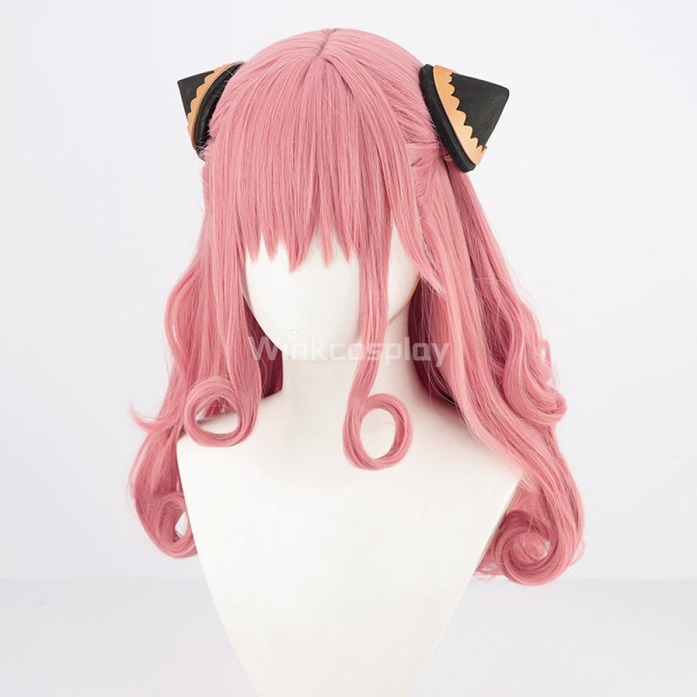 SPY×FAMILY Rengoku no Ashe Anya Forger Pink Long Cosplay Wig