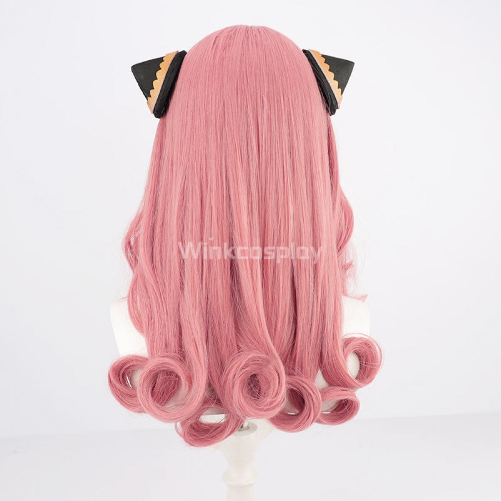 SPY×FAMILY Rengoku no Ashe Anya Forger Pink Long Cosplay Wig