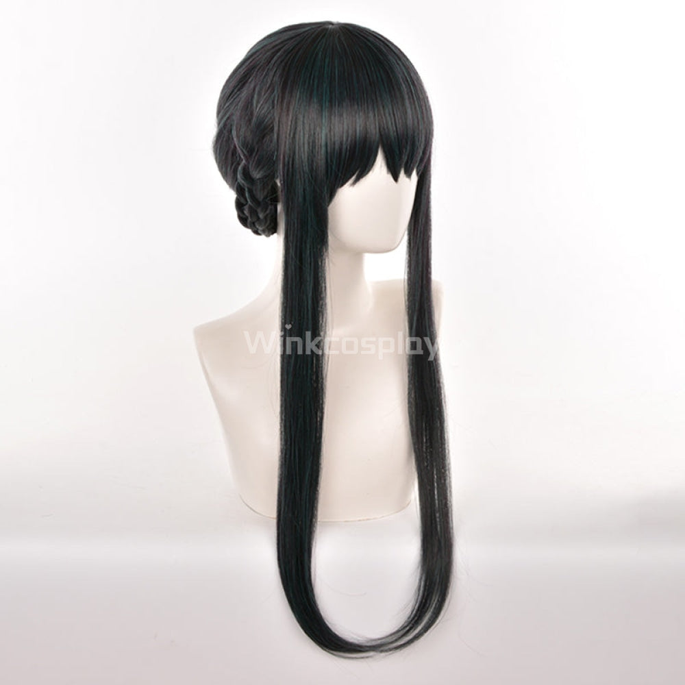 SPY X FAMILY Yor Forger Black Green Cosplay Wig