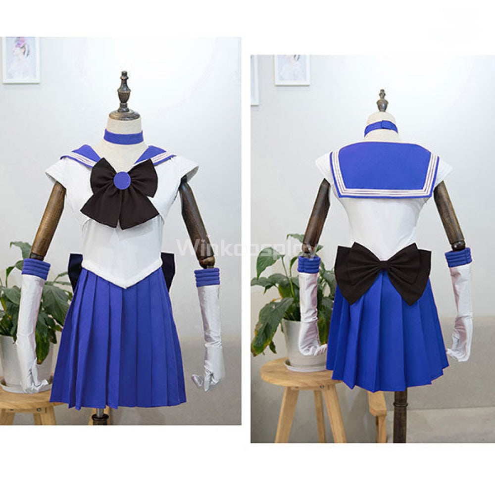 Sailor Moon Cosplay Costume Women Sailor Moon Uniform Tsukino Usagi /Mizuno Ami /Hino Rei/ Minako Aino / Makoto Kino