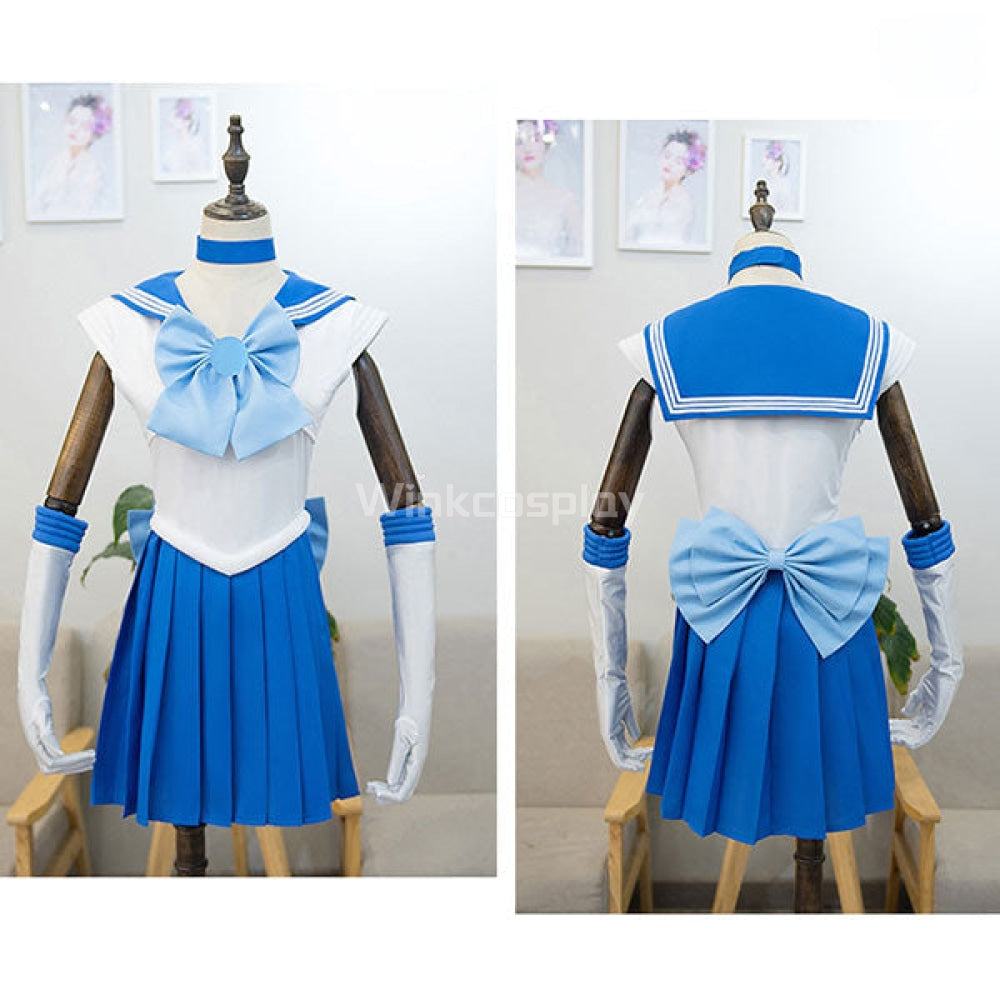 Sailor Moon Cosplay Costume Women Sailor Moon Uniform Tsukino Usagi /Mizuno Ami /Hino Rei/ Minako Aino / Makoto Kino