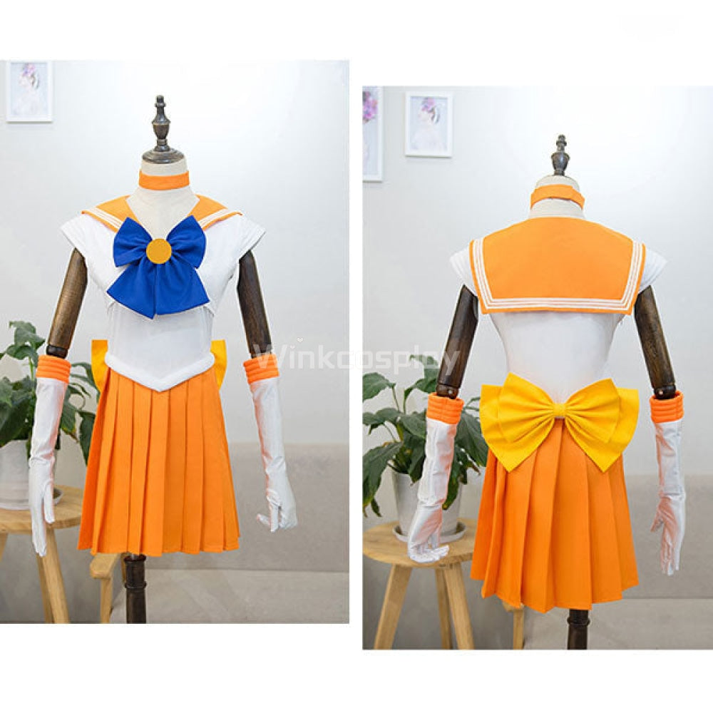 Sailor Moon Cosplay Costume Women Sailor Moon Uniform Tsukino Usagi /Mizuno Ami /Hino Rei/ Minako Aino / Makoto Kino