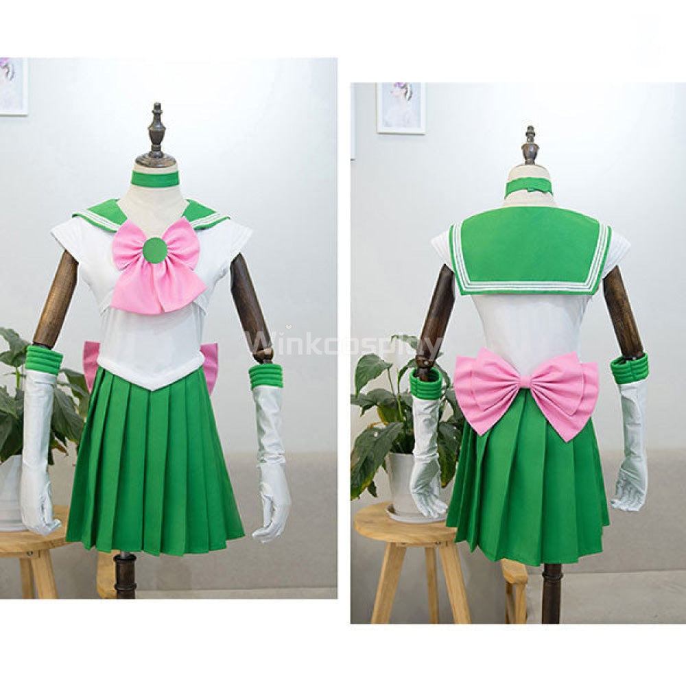 Sailor Moon Cosplay Costume Women Sailor Moon Uniform Tsukino Usagi /Mizuno Ami /Hino Rei/ Minako Aino / Makoto Kino