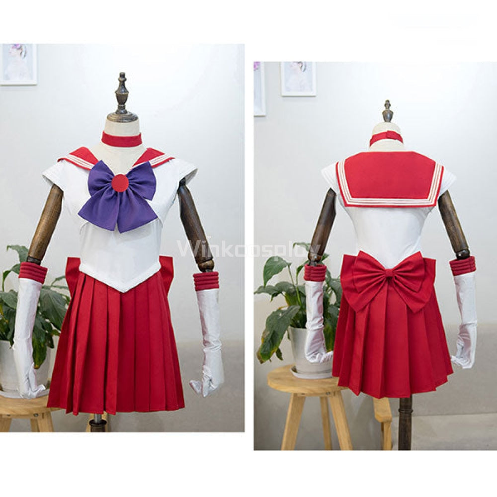 Sailor Moon Cosplay Costume Women Sailor Moon Uniform Tsukino Usagi /Mizuno Ami /Hino Rei/ Minako Aino / Makoto Kino