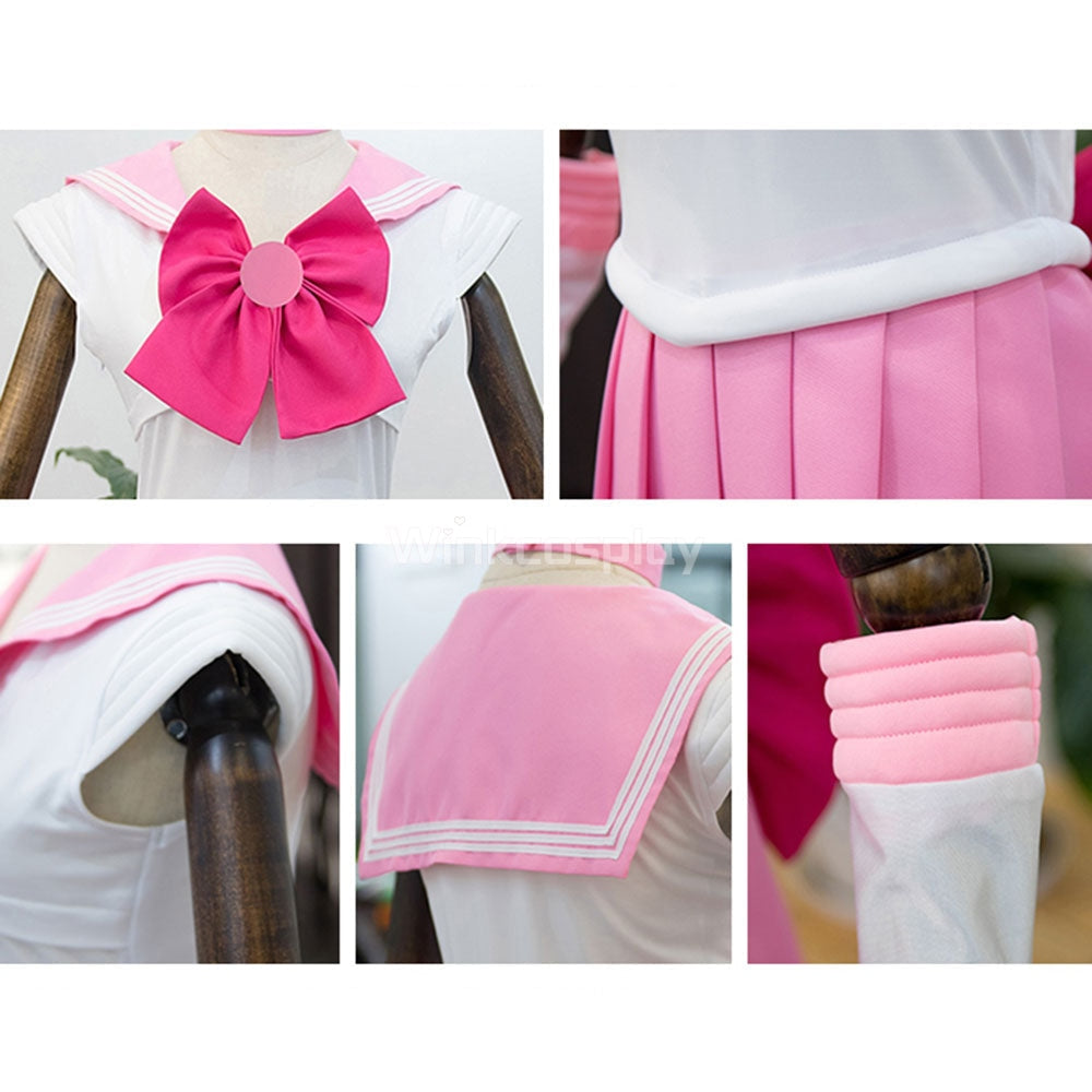 Sailor Moon Cosplay Costume Women Sailor Moon Uniform Tsukino Usagi /Mizuno Ami /Hino Rei/ Minako Aino / Makoto Kino