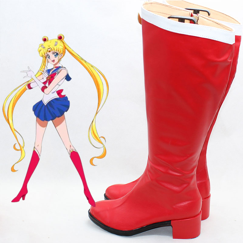 Sailor Moon Princess Serenity Usagi Tsukino Shoes Cosplay Boots