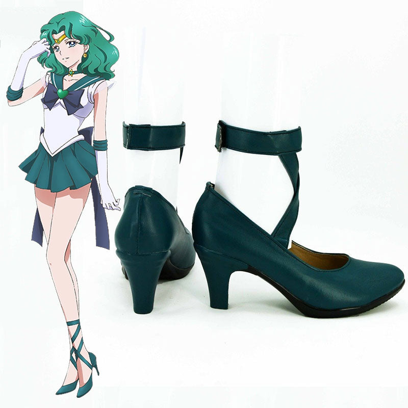 Sailor Moon Sailor Neptune Michiru Kaiou Cosplay Shoes