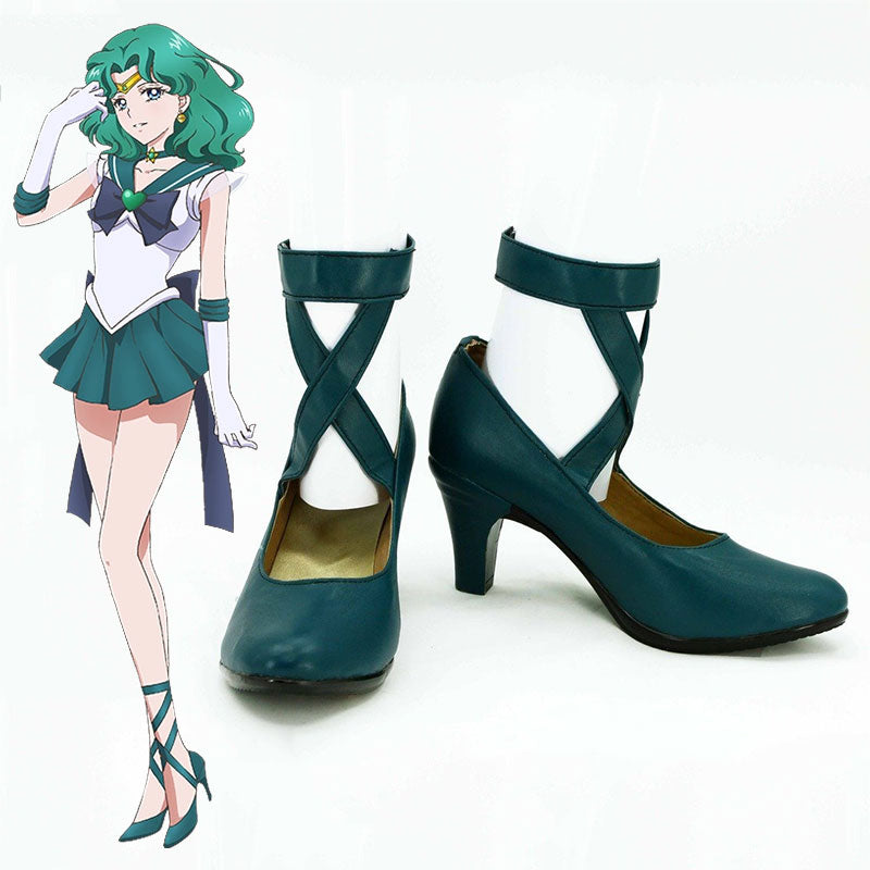 Sailor Moon Sailor Neptune Michiru Kaiou Cosplay Shoes