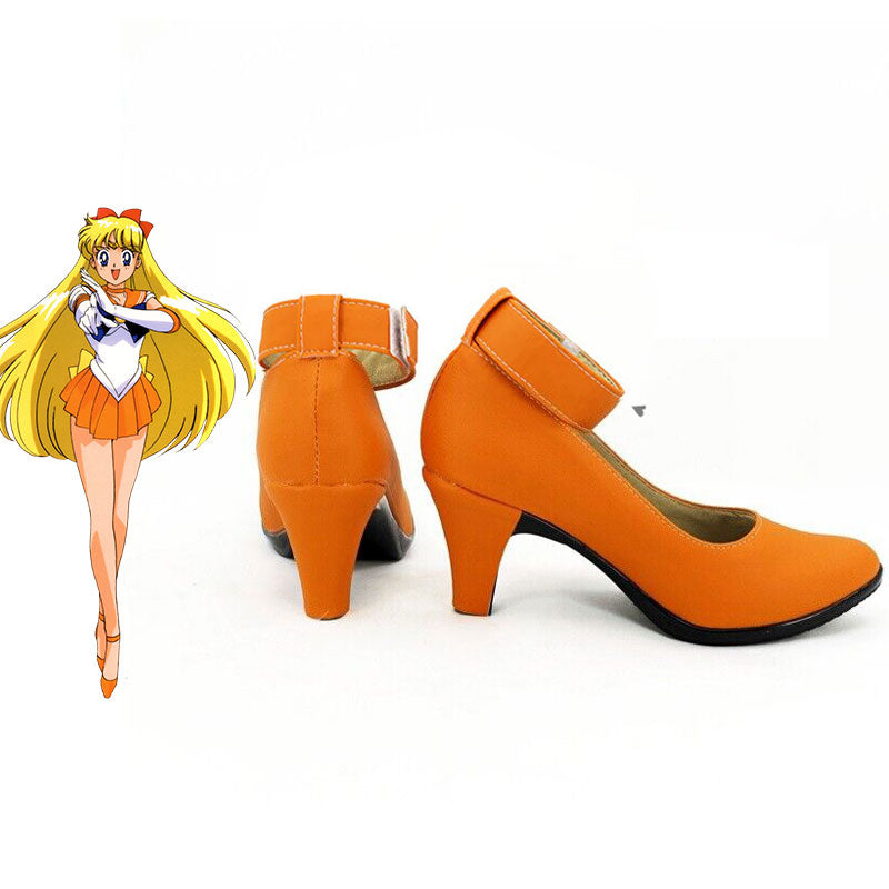 Sailor Moon Sailor Venus Minako Aino Cosplay Shoes