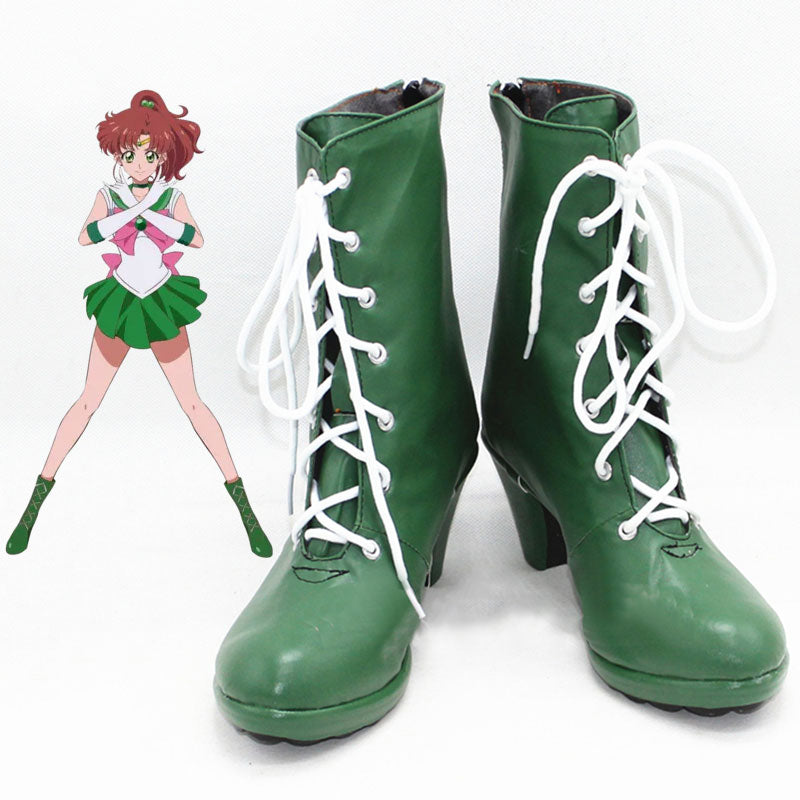 Sailor Moon Sailor Jupiter Makoto Kino Cosplay Shoes