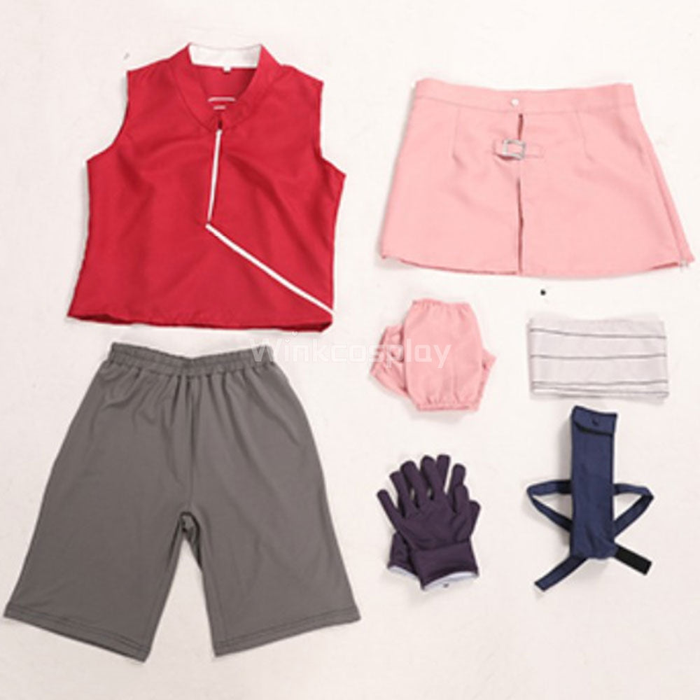 Sakura Haruno from Naruto Halloween Cosplay Costume