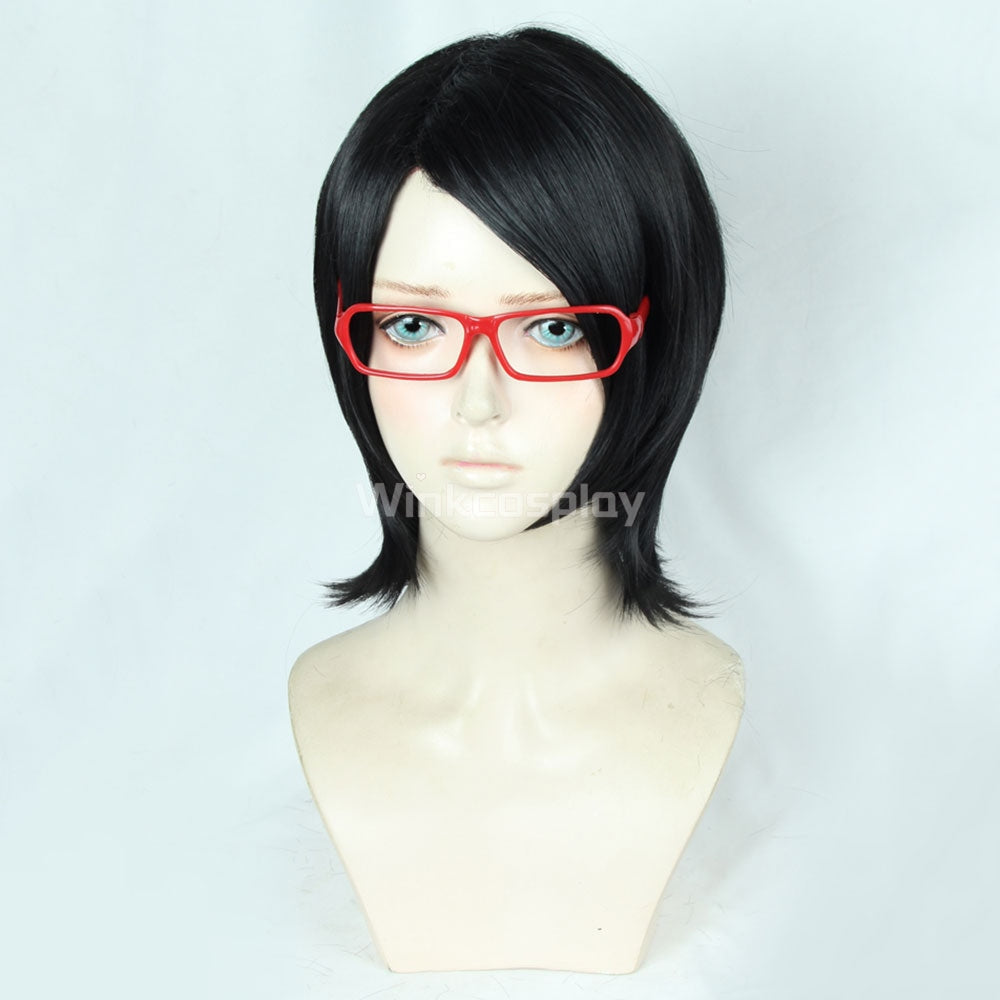 Sarada Uchiha from Boruto: Naruto Next Generations Halloween Golden Cosplay Wig