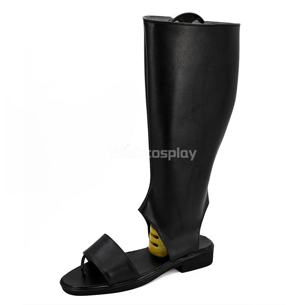 Sasuke Uchiha from Naruto Halloween Black Shoes Cosplay Boots
