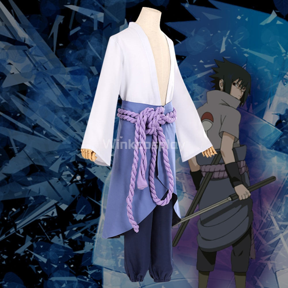 Sasuke Uchiha from Naruto Halloween Cosplay Costume - B Edition