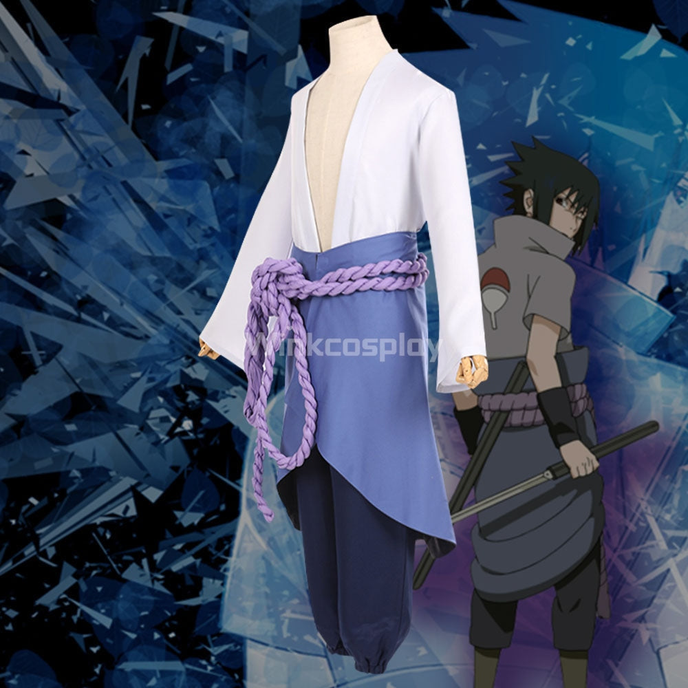 Sasuke Uchiha from Naruto Halloween Cosplay Costume - B Edition