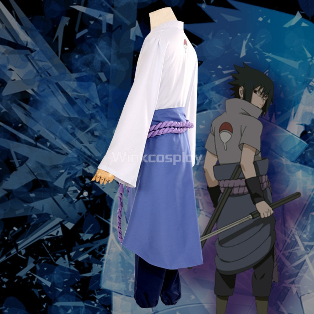 Sasuke Uchiha from Naruto Halloween Cosplay Costume - B Edition