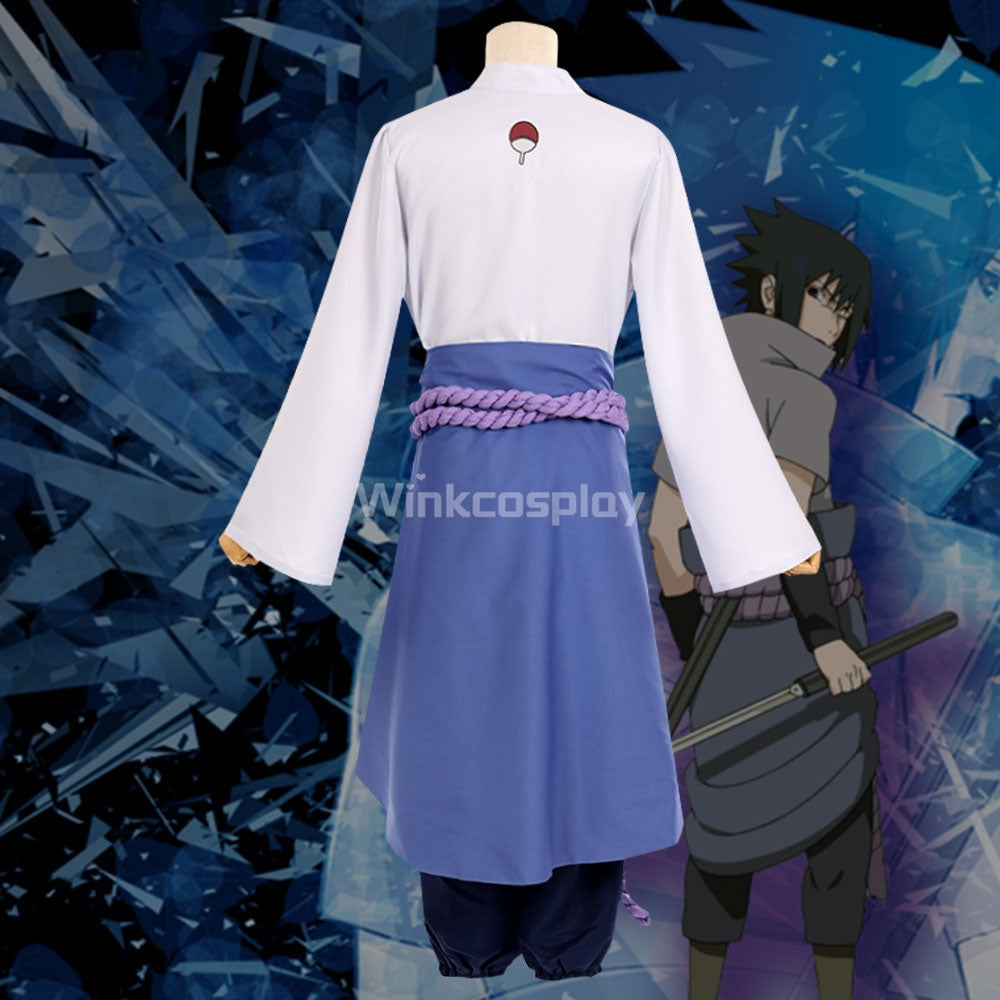 Sasuke Uchiha from Naruto Halloween Cosplay Costume - B Edition