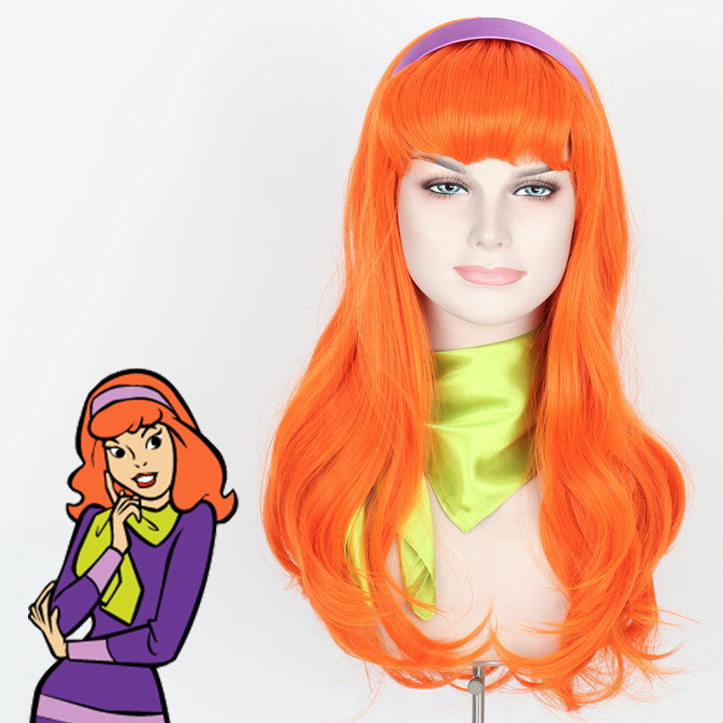 Scooby-Doo! Mystery Incorporated Daphne Blake Orange Cosplay Wig
