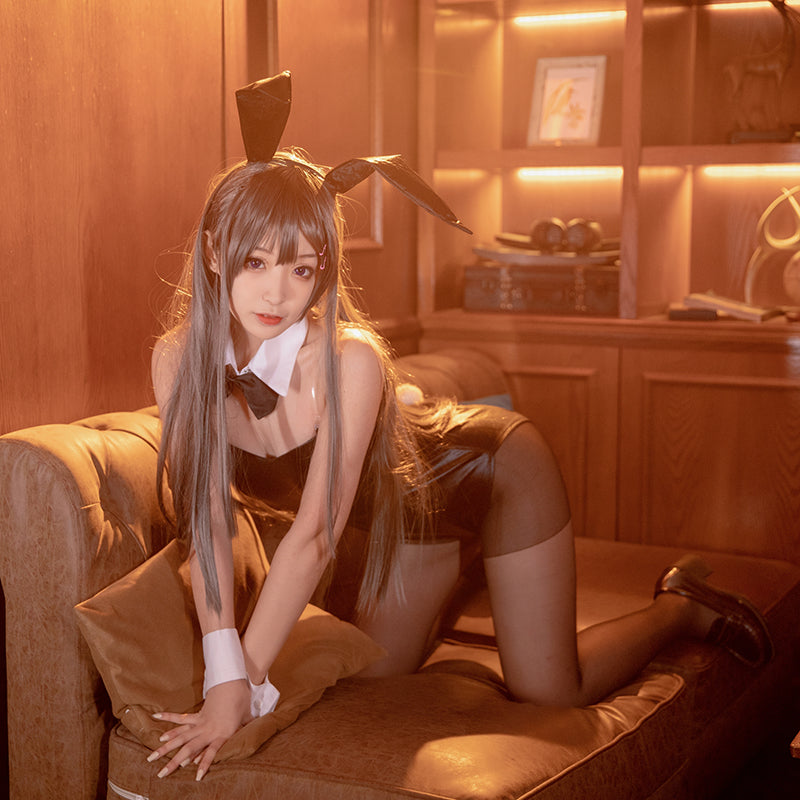 Rascal Does Not Dream of Bunny Girl Senpai Sakurajima Mai Bunny Girl Cosplay Costume
