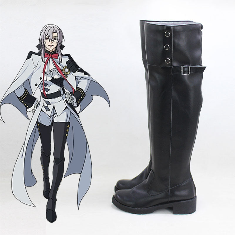 Seraph of the End Owari no Seraph Ferid Bathory Shoes Cosplay Boots