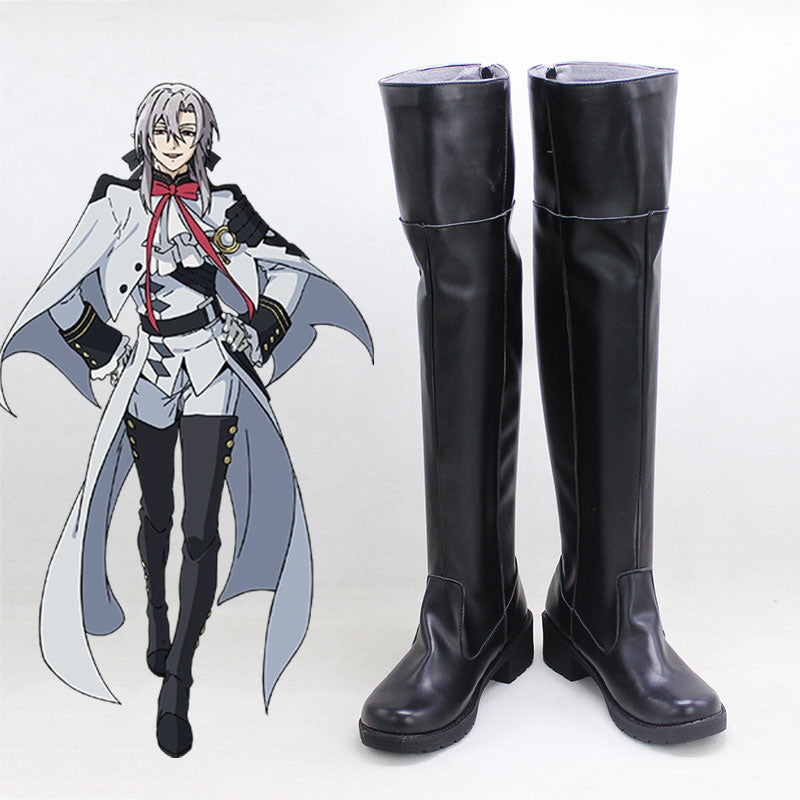 Seraph of the End Owari no Seraph Ferid Bathory Shoes Cosplay Boots