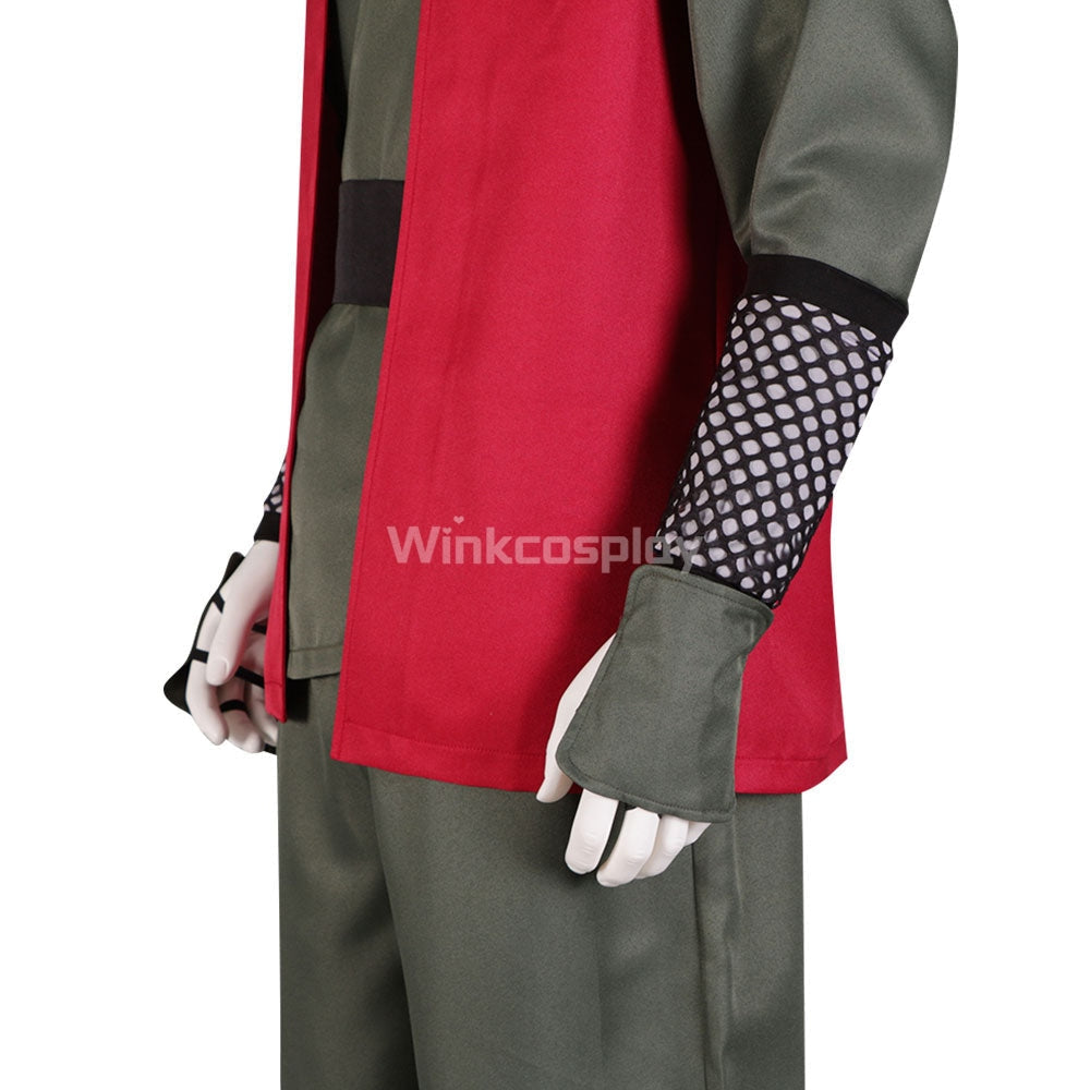 Shippuuden Jiraiya from Naruto Halloween Cosplay Costume