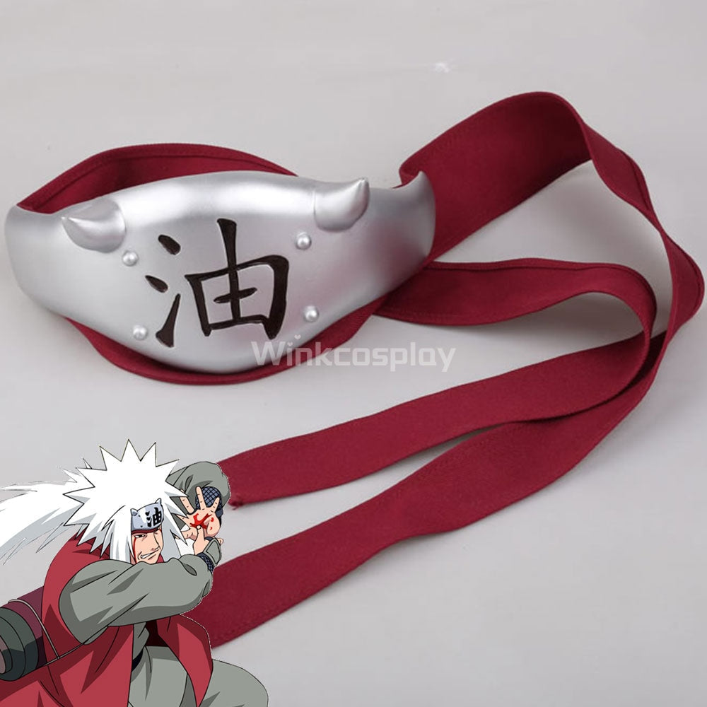 Shippuuden Jiraiya from Naruto Halloween Headwear Cosplay Accessory Prop - Winkcosplay