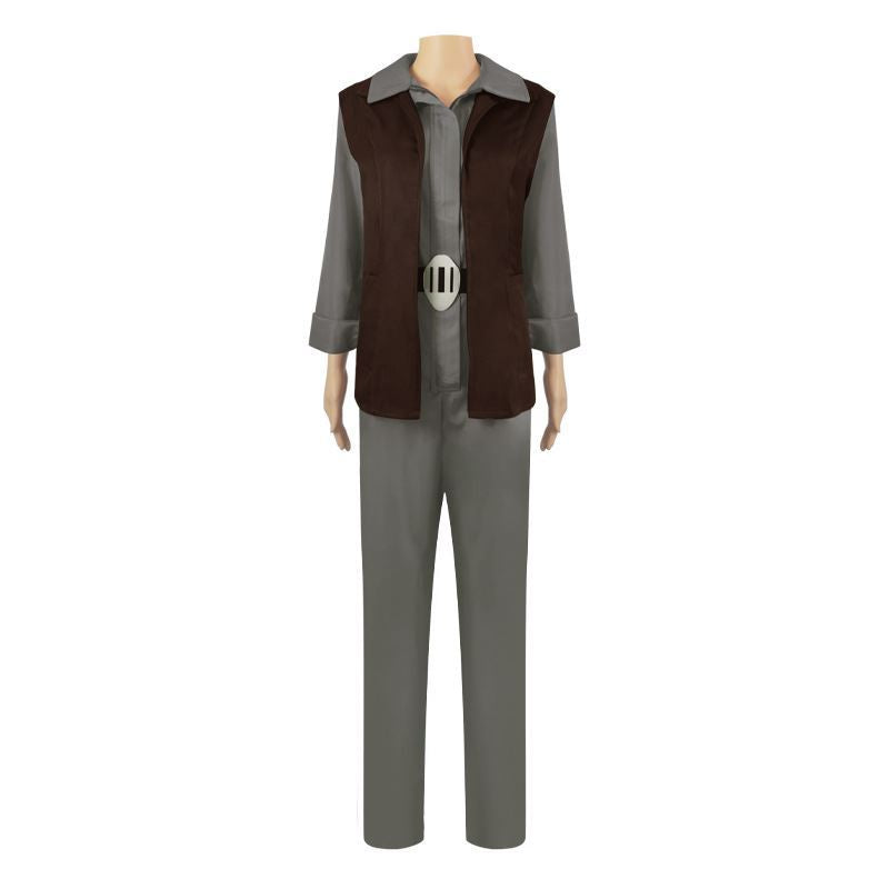 Star Wars Episode 7 The Force Awakens General Leia Organa Cosplay Costume