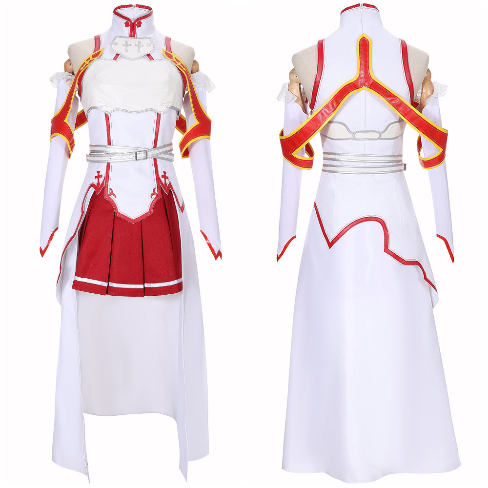 Sword Art Online SAO Yuuki Asuna Yuki Asuna Cosplay Costume
