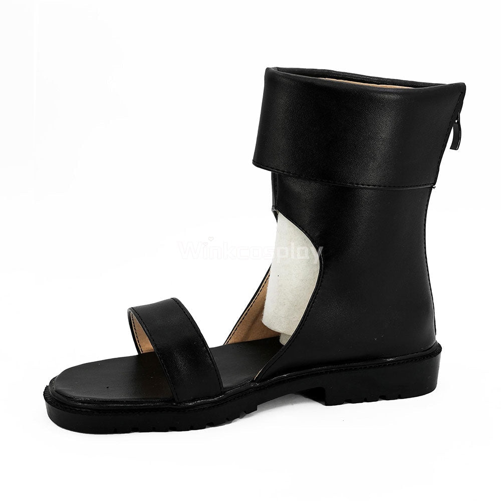 Temari from Naruto Halloween Black Cosplay Shoes - Winkcosplay